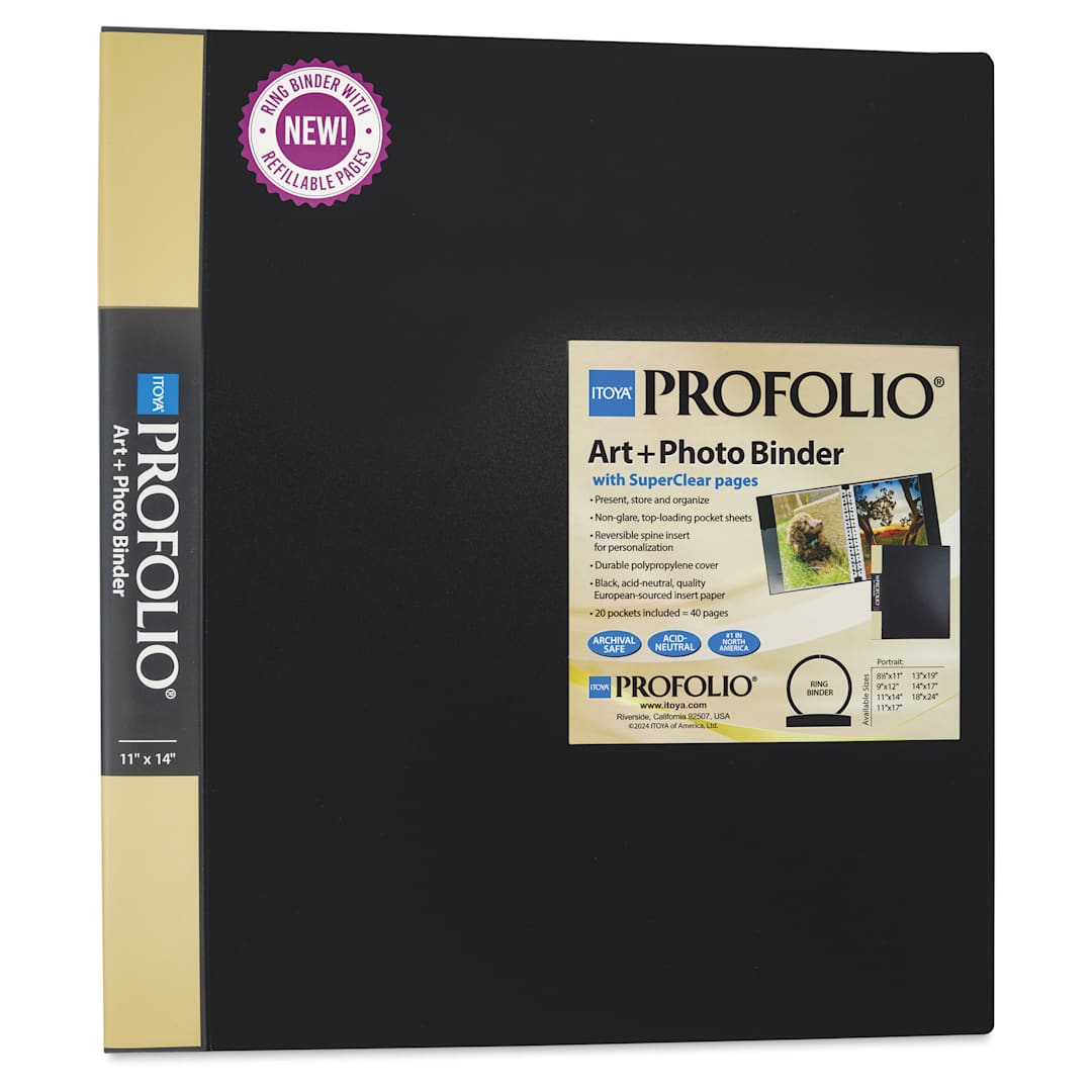 Open in modal - Itoya Art + Photo Binder - 11" x 14", 20 Pages, front cover