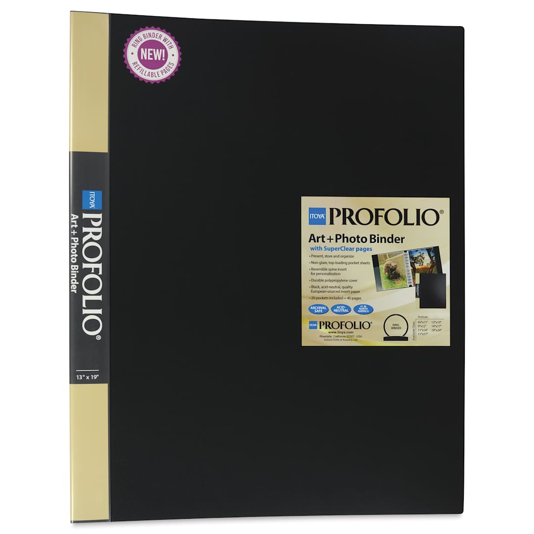Open in modal - Itoya Art + Photo Binder - 13" x 19", 20 Pages, front cover