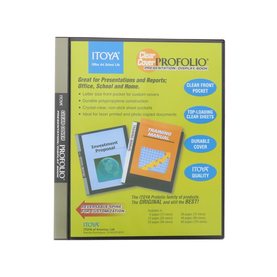 Open in modal - ProFolio with Clear Cover 24-page