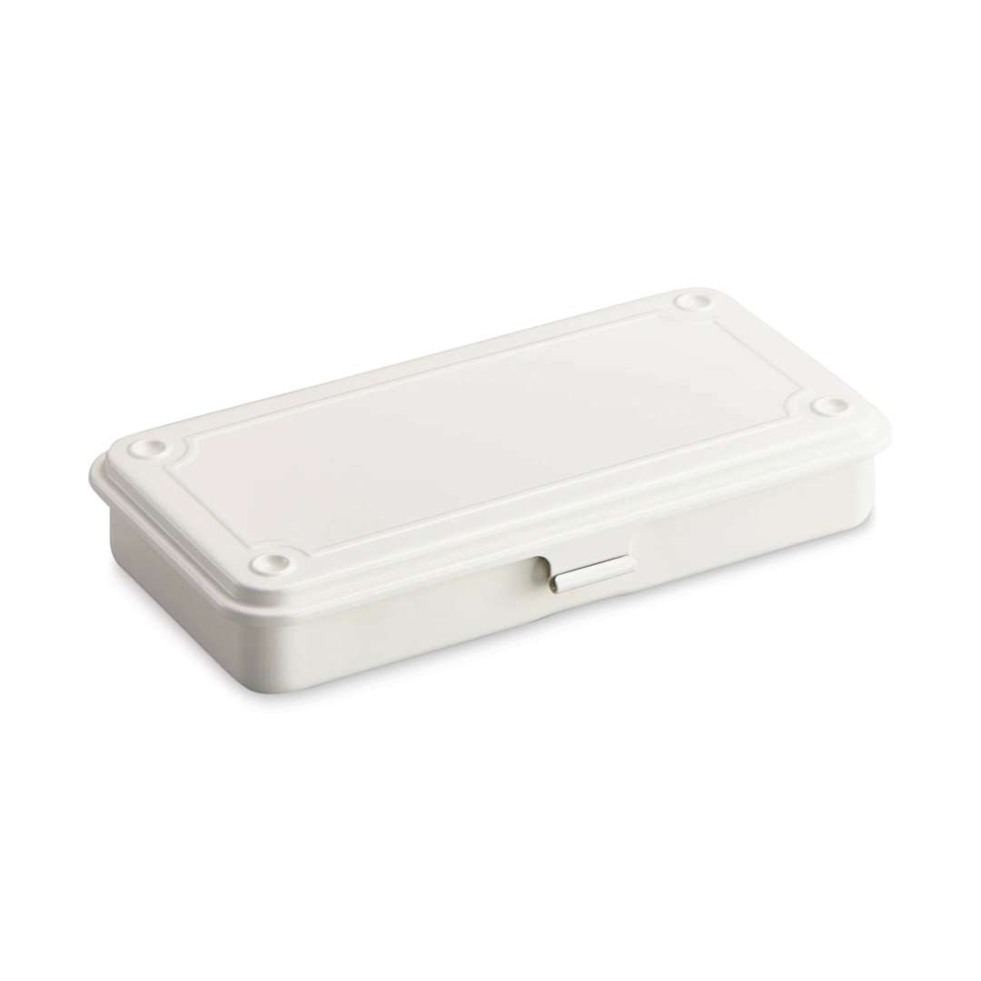 Open in modal - Toyo Stackable Storage Box T-192 - White, 8" x 4" x 1.14"