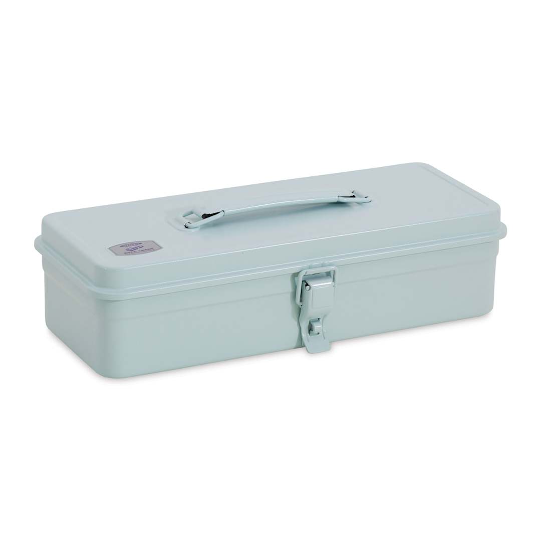 Open in modal - Toyo Trunk Shape T-320 Toolbox - Glacier, 12.5" x 4.9" x 3.3"