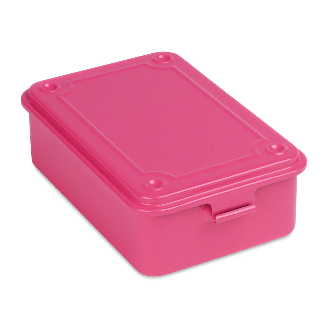 Open in modal - Toyo Stackable Storage Box T-150 -Shocking Pink, 6" x 4" x 2"