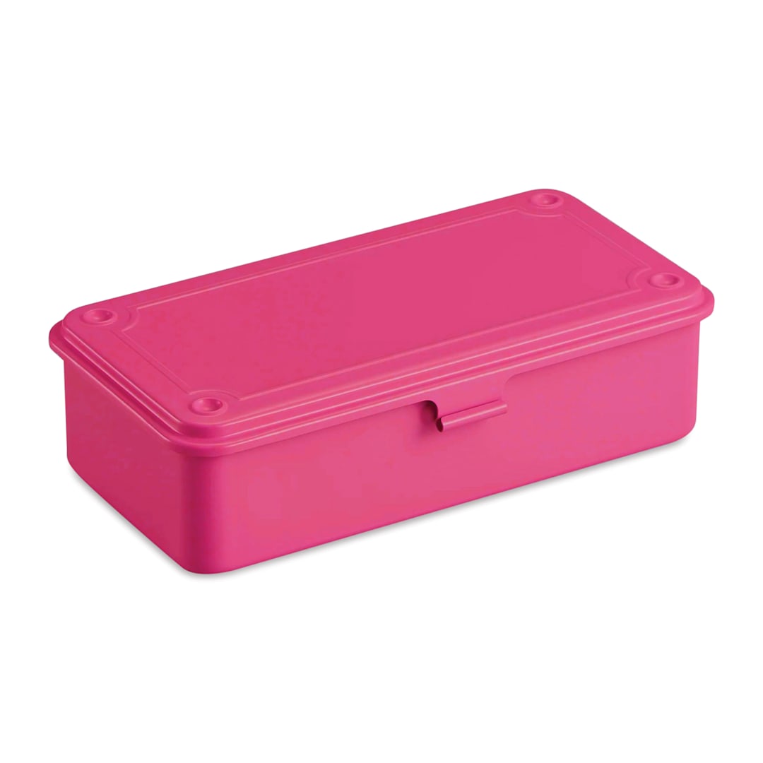 Open in modal - Toyo Stackable Storage Box T-190 - Shocking Pink, 8" x 4" x 2"