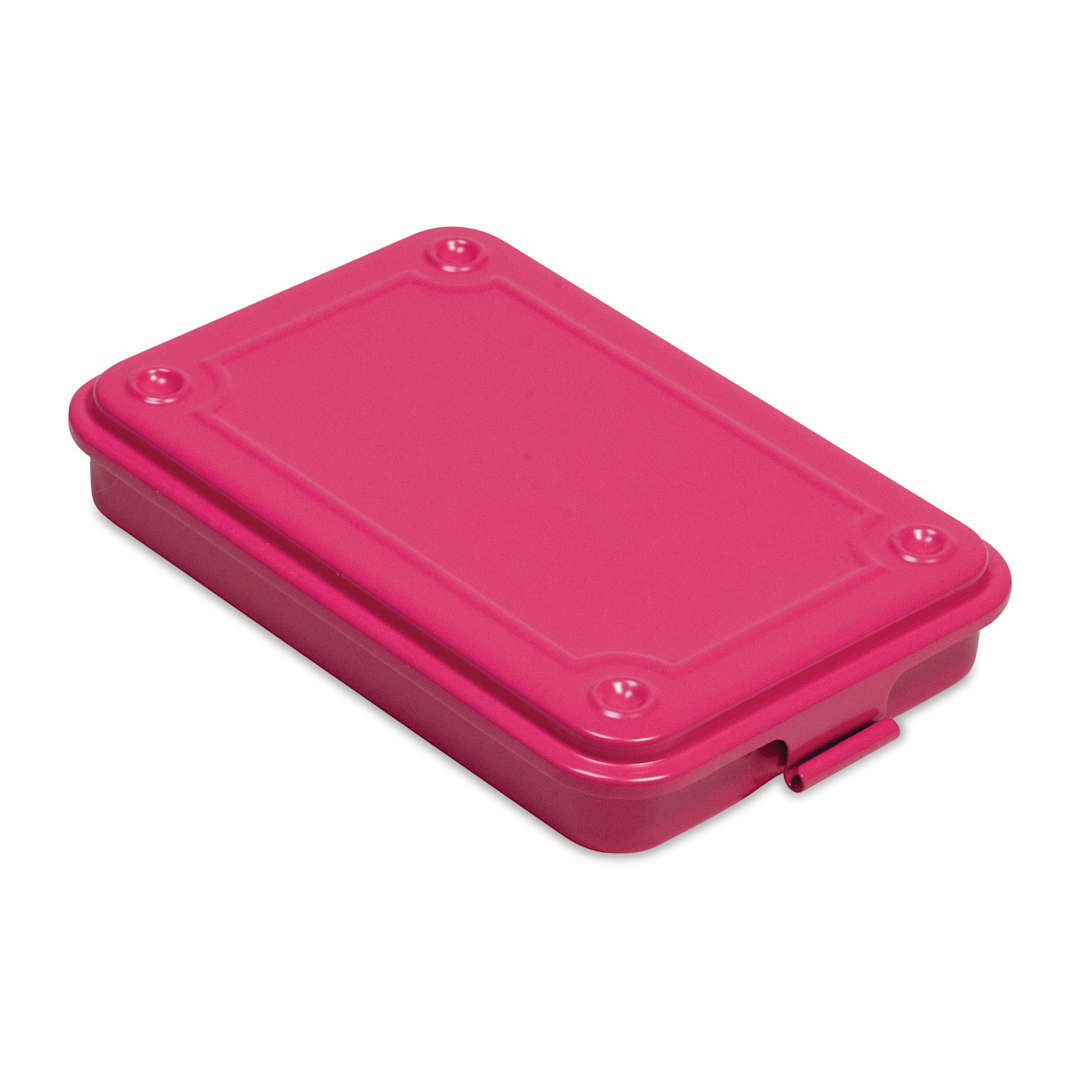 Open in modal - Toyo Stackable Storage Box T-152 - Shocking Pink, 6" x 4.13" x 1.14"