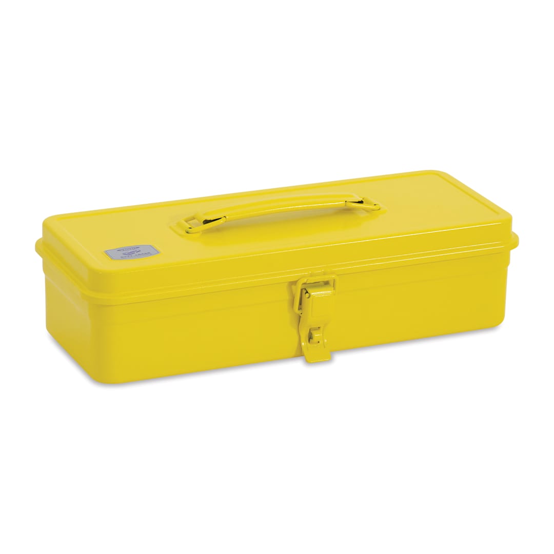 Open in modal - Toyo Trunk Shape T-320 Toolbox - Yellow, 12.5" x 4.9" x 3.3"