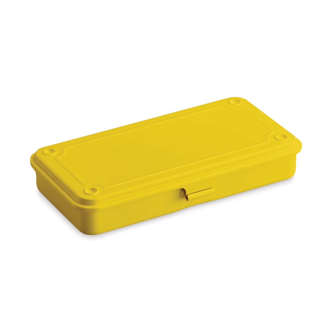 Open in modal - Toyo Stackable Storage Box T-192 - Yellow, 8" x 4" x 1.14"