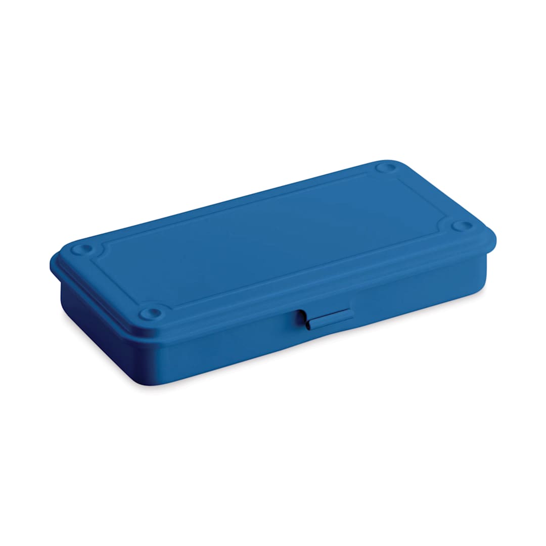 Open in modal - Toyo Stackable Storage Box T-192 - Blue, 8" x 4" x 1.14"