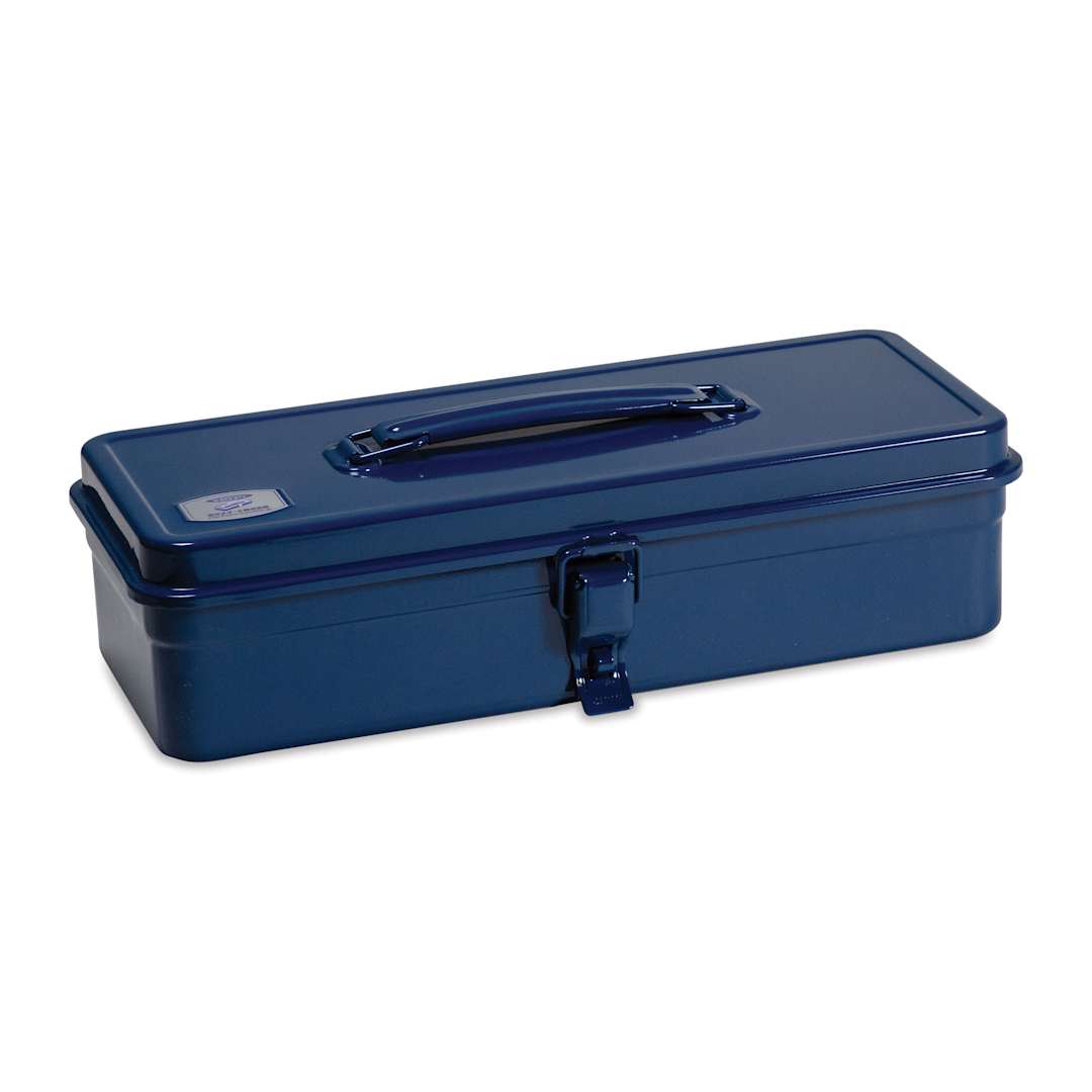 Open in modal - Toyo Trunk Shape T-320 Toolbox - Indigo, 12.5" x 4.9" x 3.3"