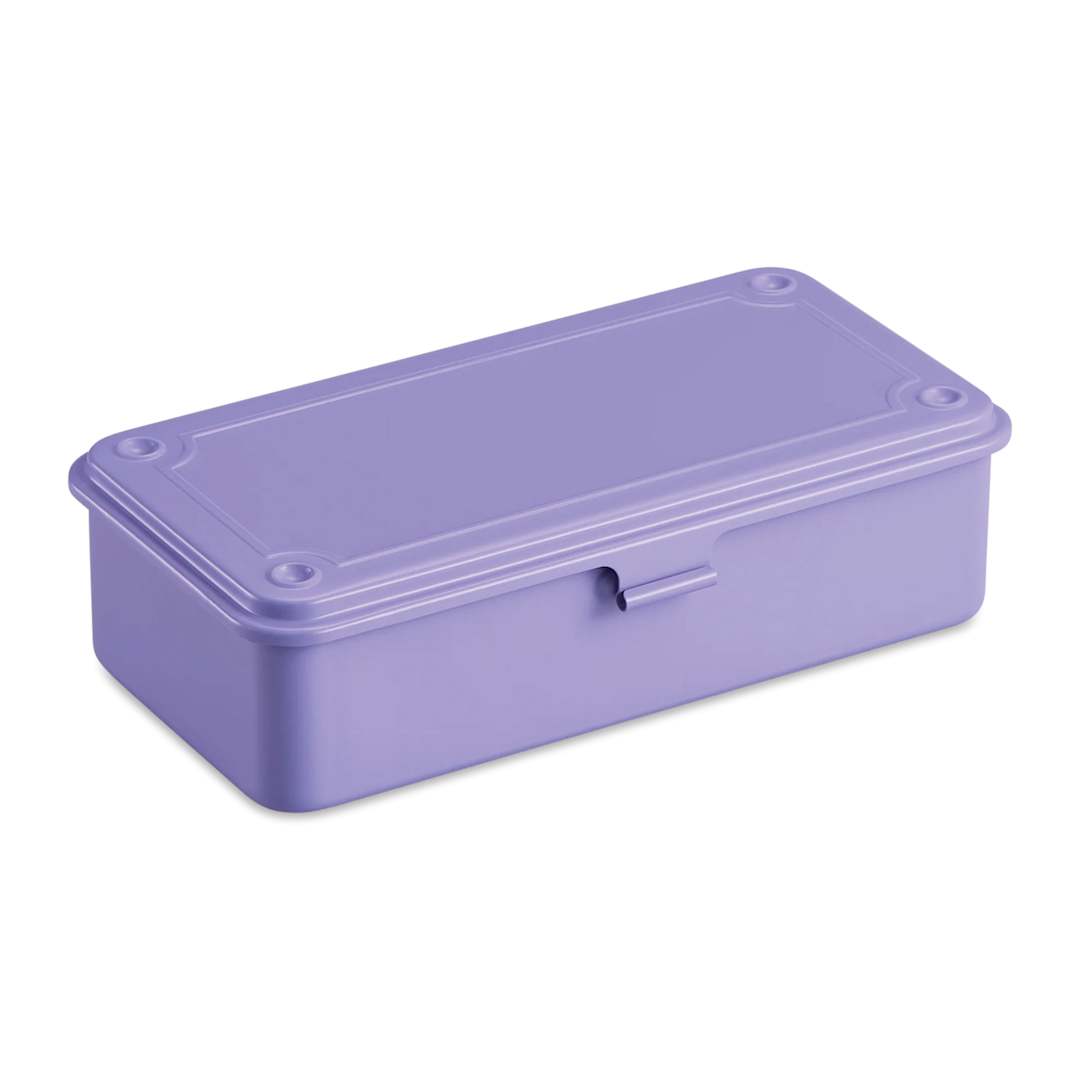 Open in modal - Toyo Stackable Storage Box T-190 - Lilac, 8" x 4" x 2"