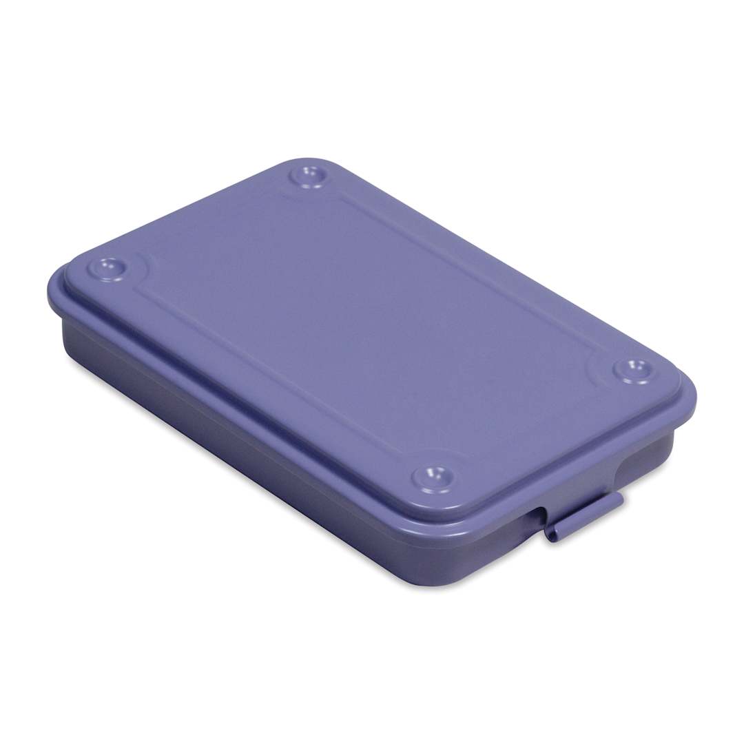 Open in modal - Toyo Stackable Storage Box T-152 - Lilac, 6" x 4.13" x 1.14"