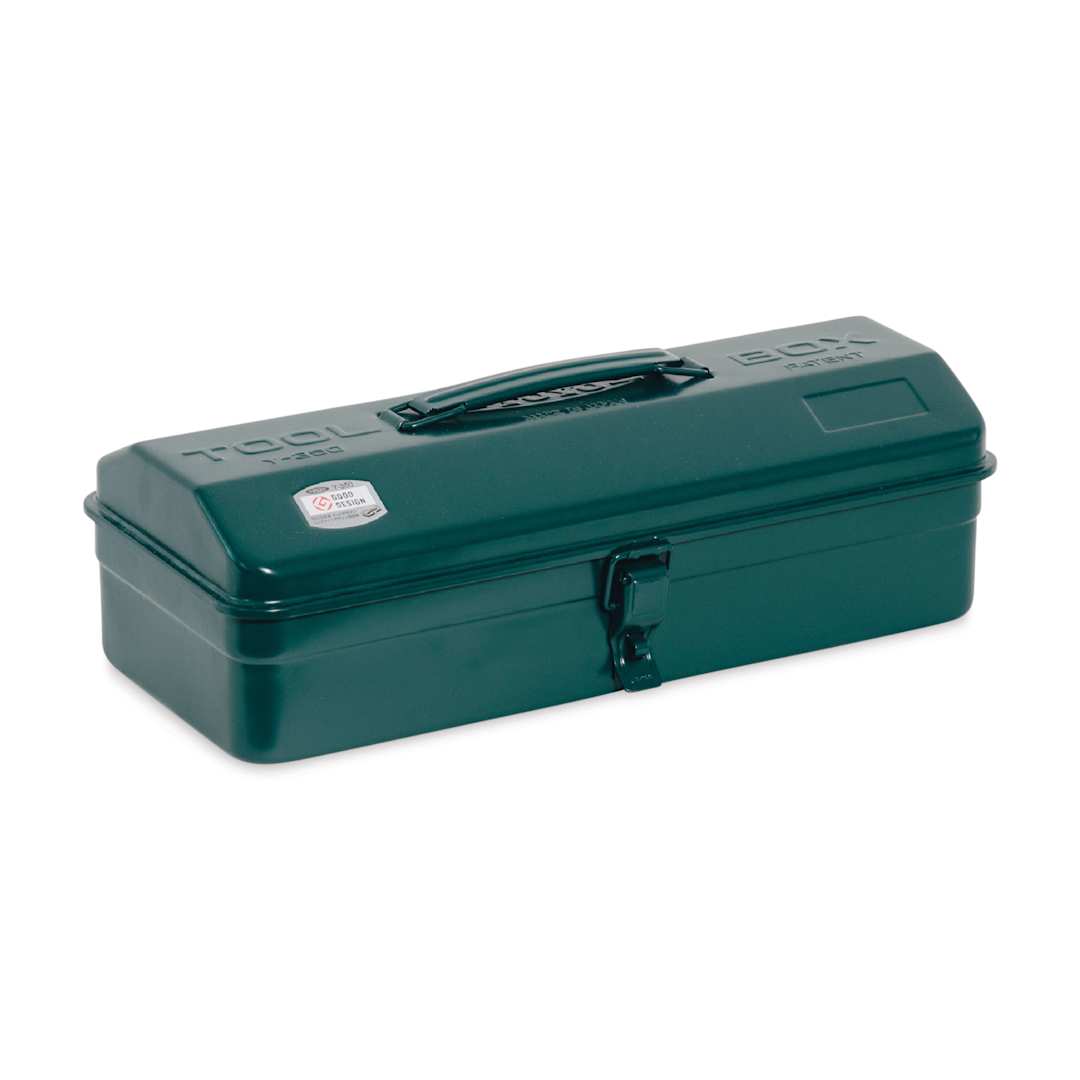 Open in modal - Toyo Camber-Top Y-350 Toolbox - Antique Green, 14" x 5.9" x 4.3"