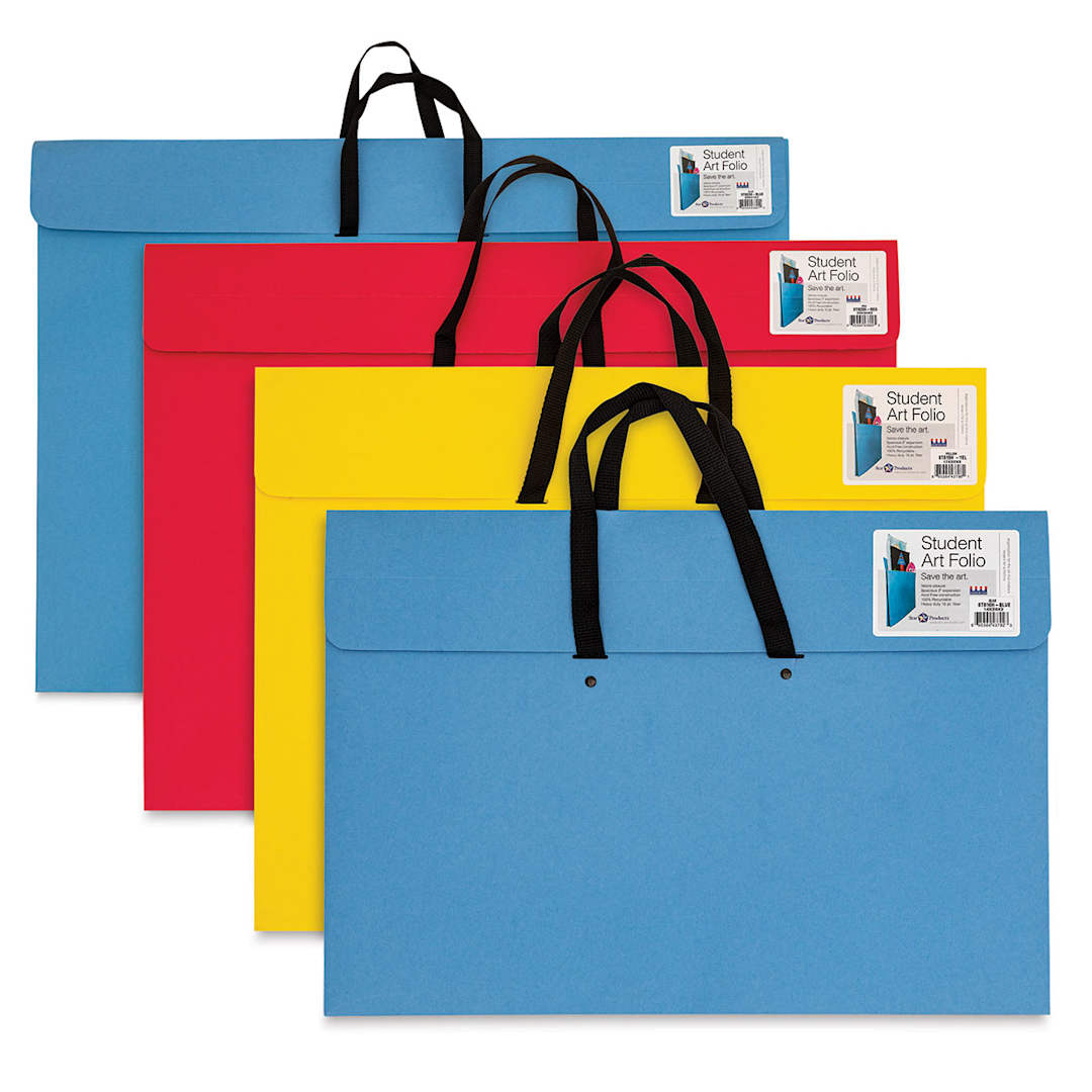 Open in modal - Star Products Student Art Folio with Handles - available in a variety of colors and sizes