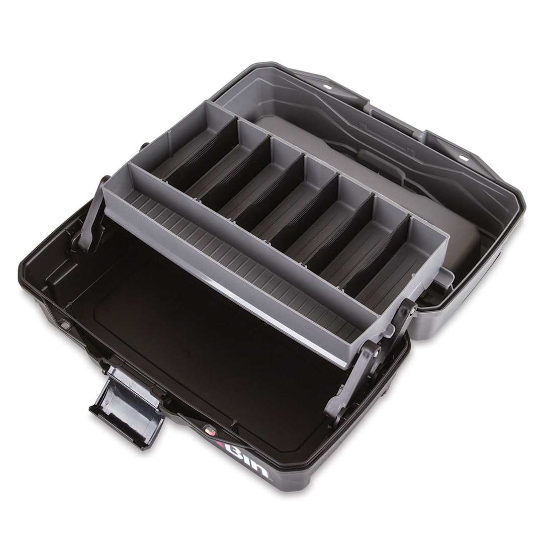 Open in modal - ArtBin Essentials Box - Art/Craft Box, One Tray (open to show inside layout)