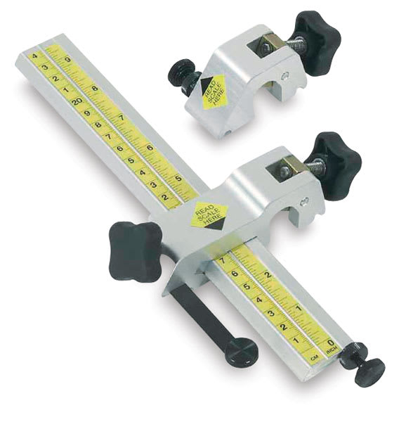 Open in modal - Fletcher 2200 Professional Mat Cutting System - Top view of Measuring Stops sold separately