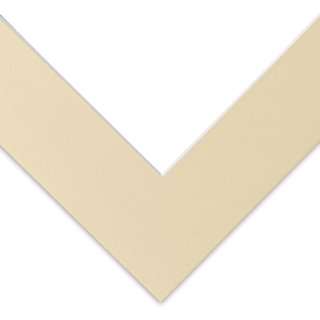 Open in modal - Blick Pre-Cut Mat - Cream, 8" x 10" (4-1/2" x 6-1/2" Opening)