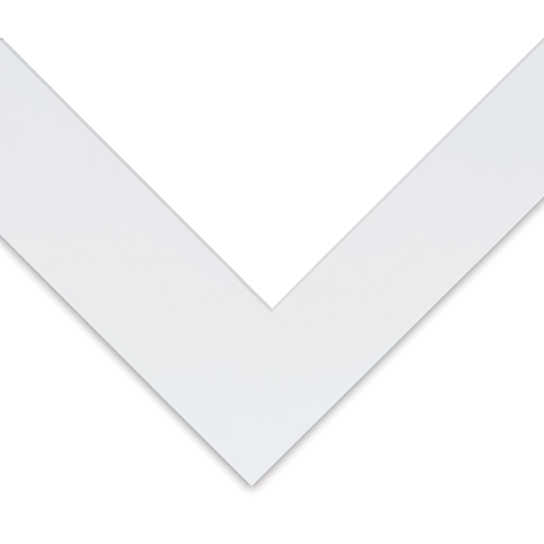 Open in modal - Blick Pre-Cut Mat - Manor White, 11" x 14" (7-1/2" x 9-1/2" Opening)