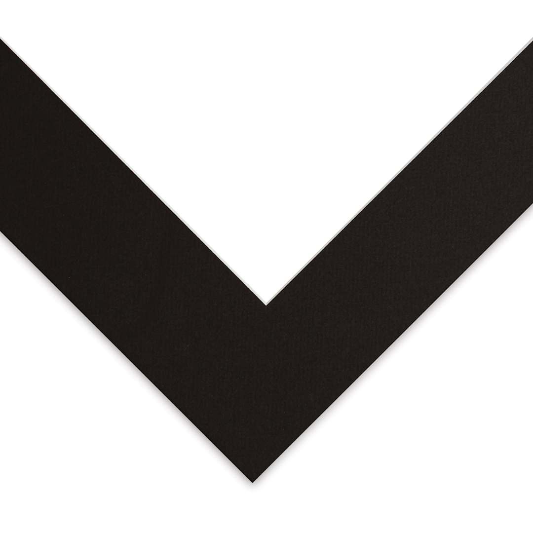 Open in modal - Blick Black Core Pre-Cut Mat - 16" x 20" w/ 10-1/2" x 13-1/2" opening