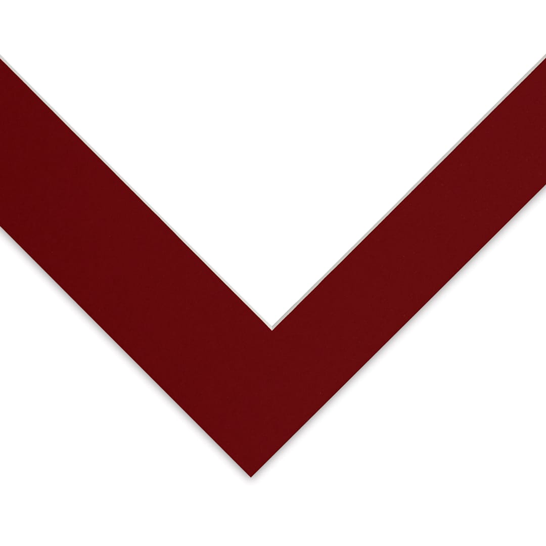 Open in modal - Blick Pre-Cut Mat - Maroon, 12" x 16" (8-1/2" x 11-1/2" Opening)