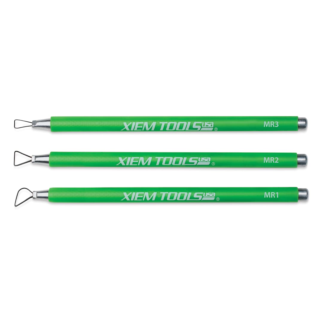Open in modal - Xiem Tools Mini Ribbon Sculpting Tools - Set of 3, Set A