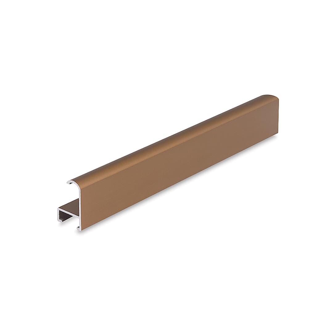 Open in modal - Nielsen Metal Frame Section Style 15 - 6" x 19/32", Frosted Umber