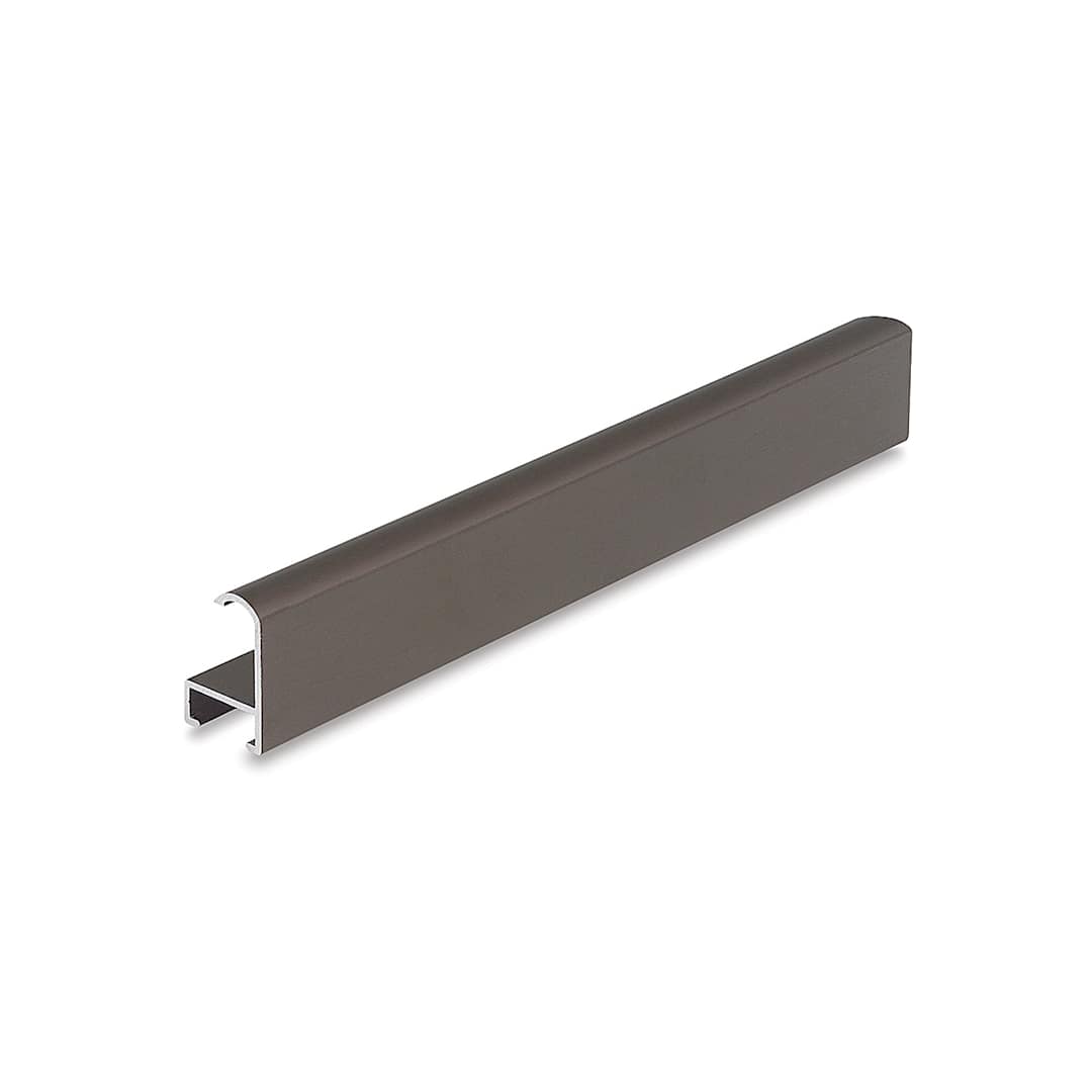 Open in modal - Nielsen Metal Frame Section Style 15 - 14" x 19/32", Frosted Walnut