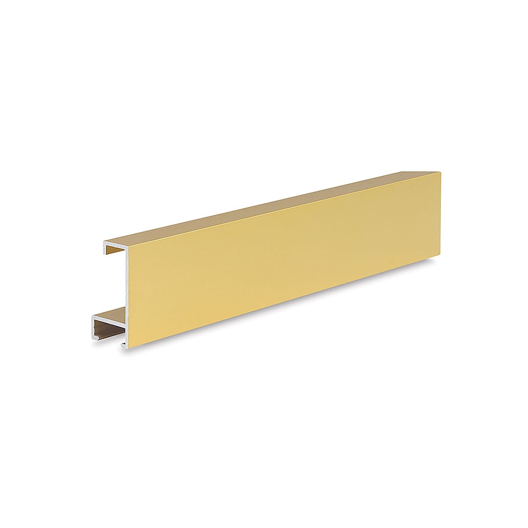 Open in modal - Nielsen Metal Frame Section Style 117 - 11" x 13/16", Frosted Gold