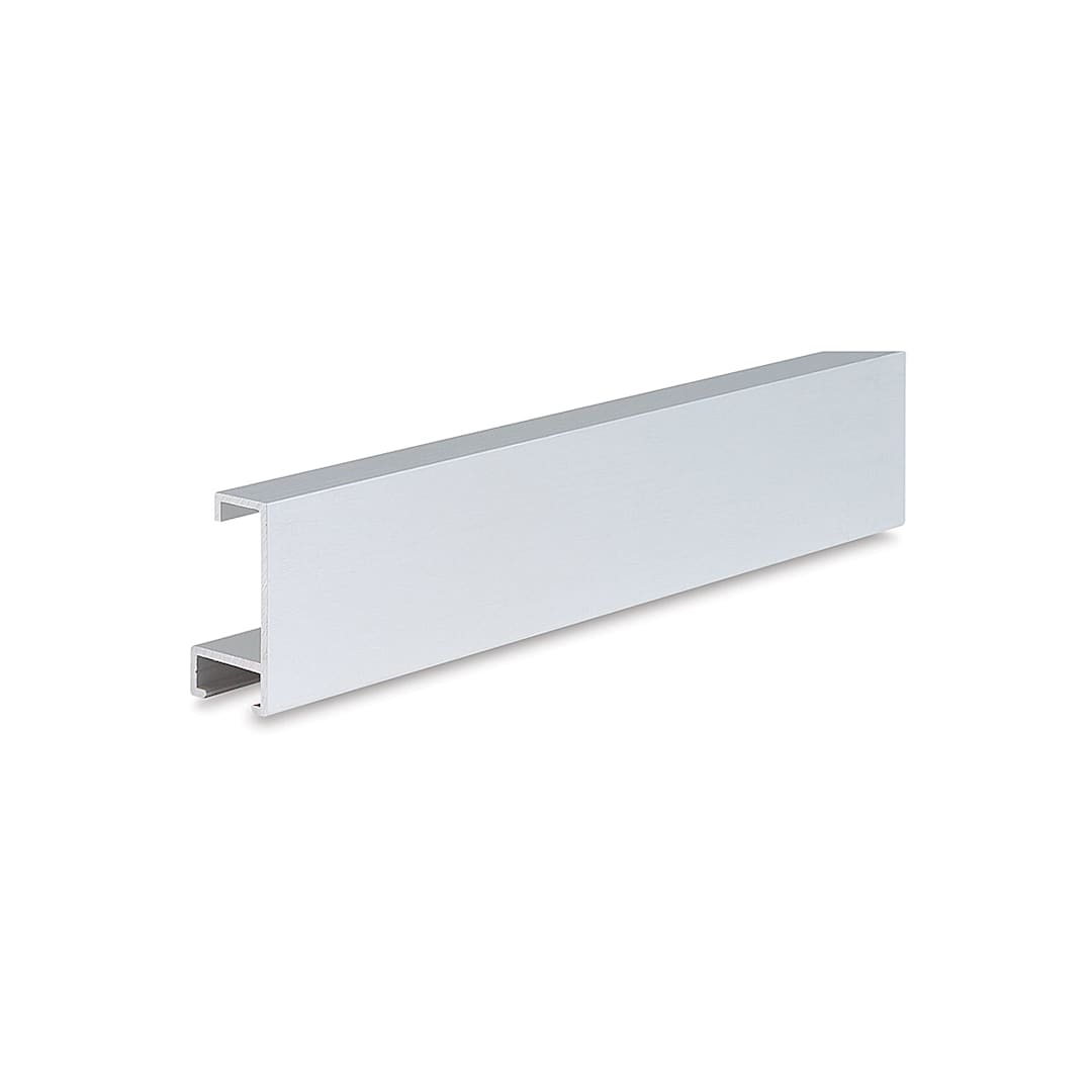 Open in modal - Nielsen Metal Frame Section Style 117 - 8" x 13/16", Frosted Silver