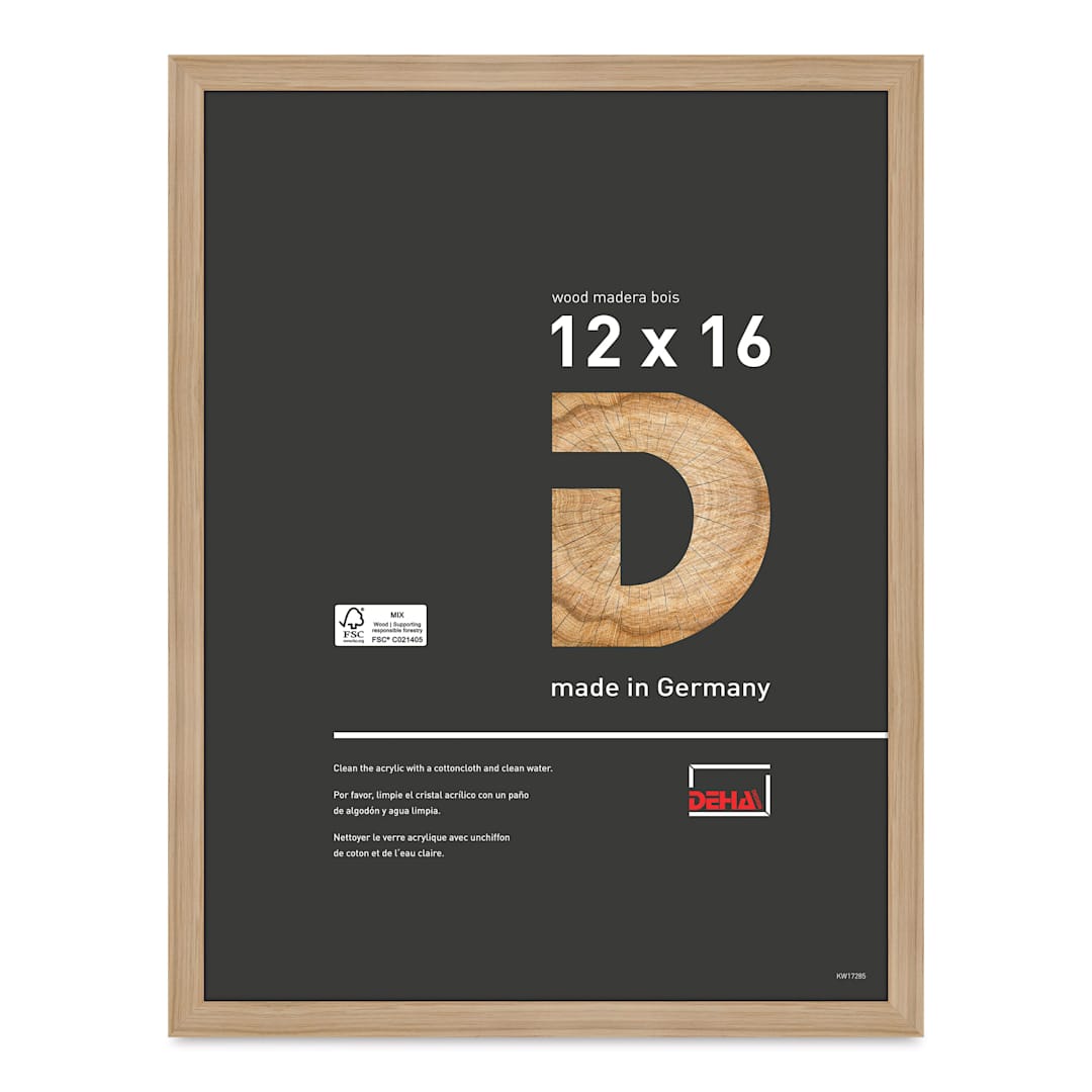 Open in modal - Deha Design Fontana Wood Frame - Natural Oak, 12" x 16"