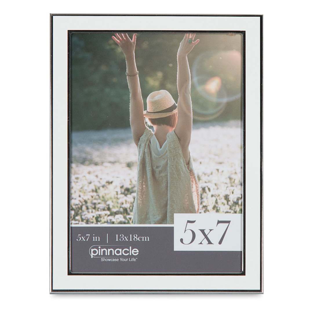Open in modal - Nielsen Bainbridge Pinnacle Thin White Tabletop Frame - 5" x 7"