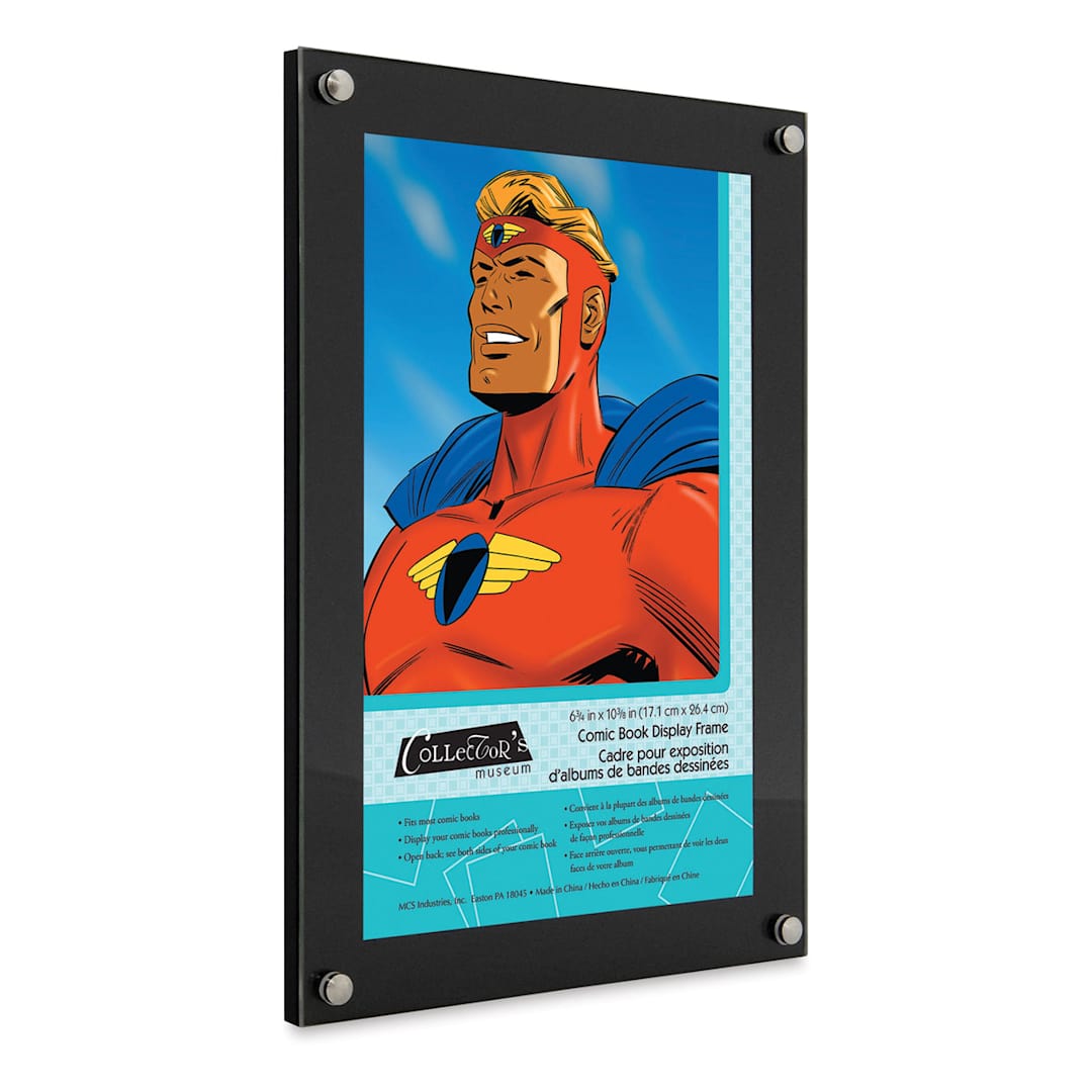 Open in modal - MCS Acrylic Frame, shown with package label