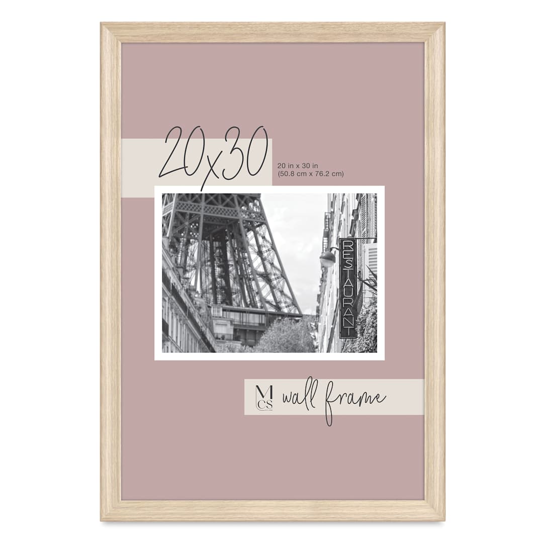 Open in modal - MCS Classic Edge Frame - 20" x 30", Natural