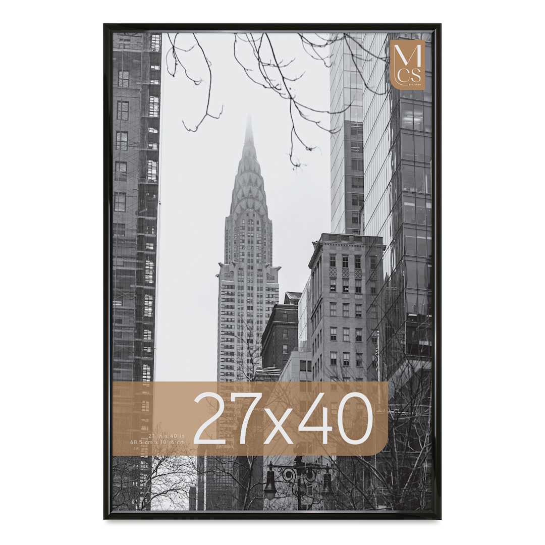 Open in modal - MCS Trendsetter Acrylic Poster Frame - 27" x 40" x 1/4", Black