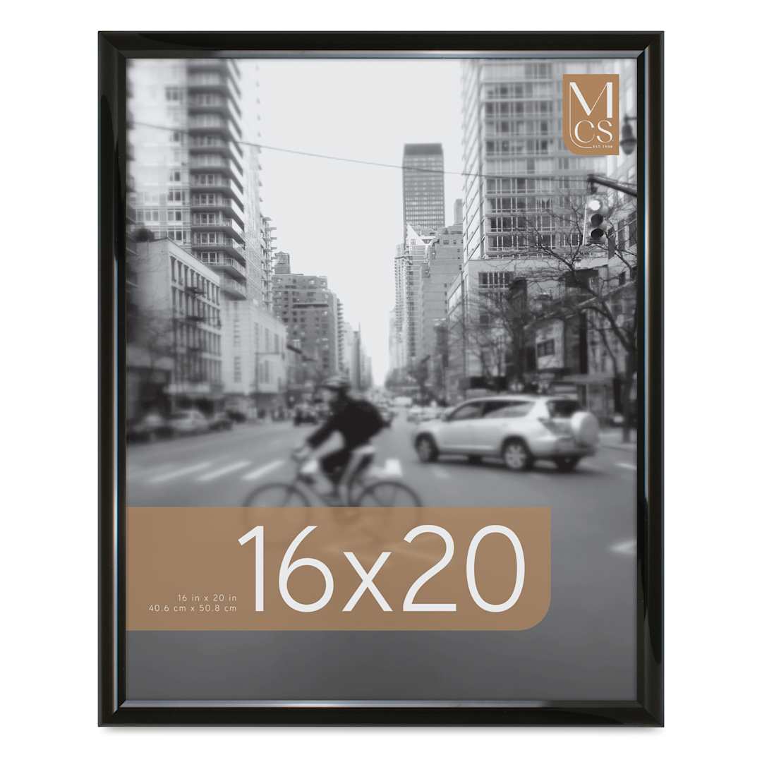 Open in modal - MCS Trendsetter Acrylic Poster Frame - 16" x 20" x 1/4", Black