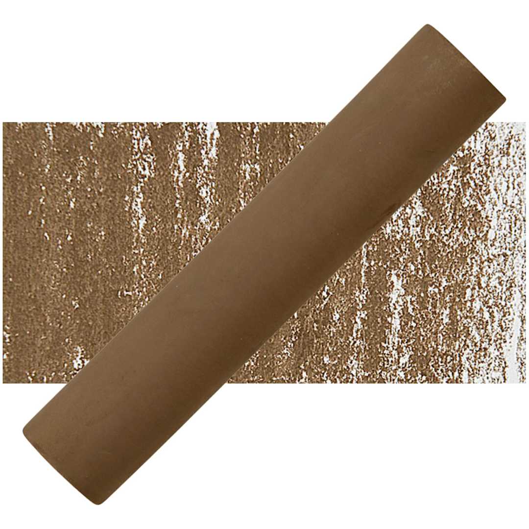 Open in modal - Blockx Soft Pastel - Burnt Umber 431 pastel and swatch