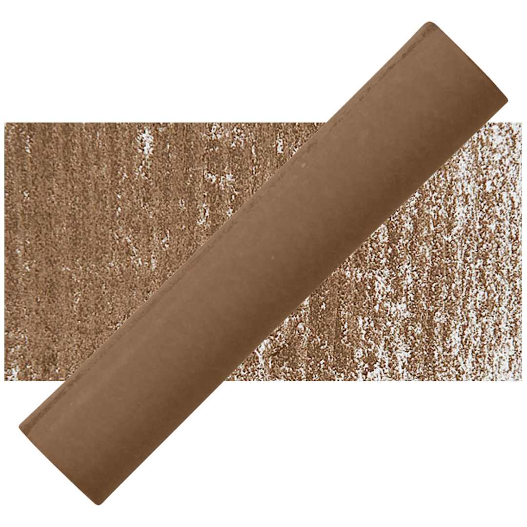 Open in modal - Blockx Soft Pastel - Burnt Umber 432 pastel and swatch