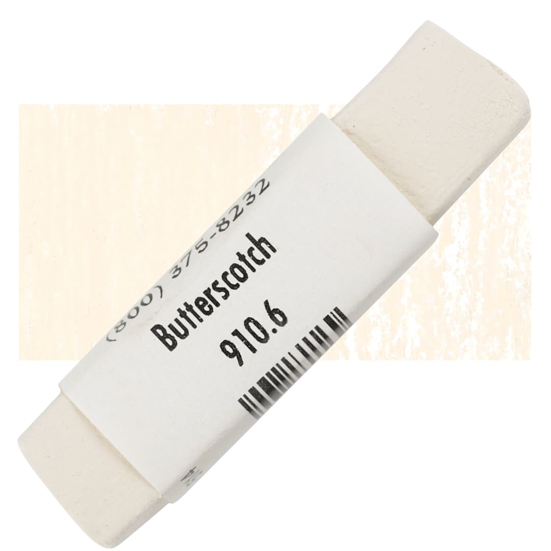 Open in modal - Great American Handmade Pastel - Butterscotch 6, 910.6 pastel and swatch