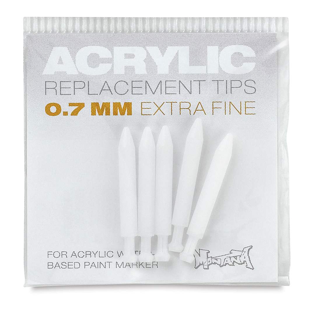 Open in modal - Montana Acrylic Marker Replacement Nib - 0.7 mm Tip, Pkg of 5 (in packaging)