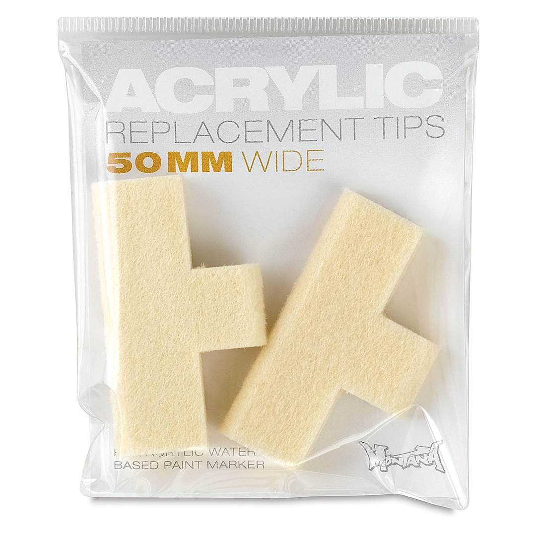 Open in modal - Montana Acrylic Marker Replacement Nib - 50 mm Tip, Pkg of 2 (in packaging)