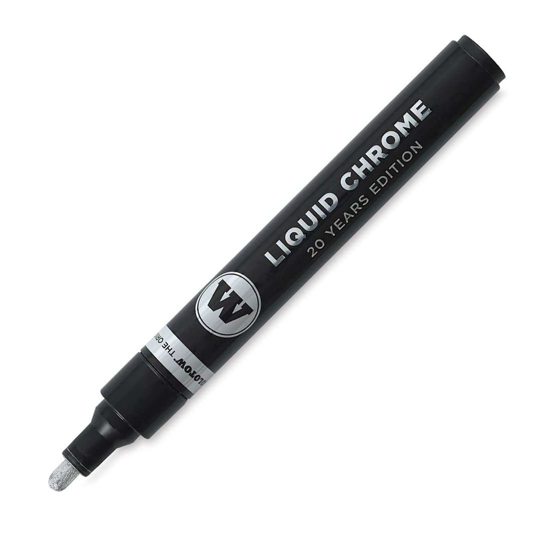 Open in modal - Molotow Liquid Chrome Marker - 4 mm, cap off