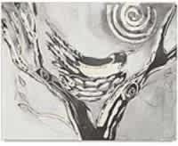 Open in modal - sumi e resist painting