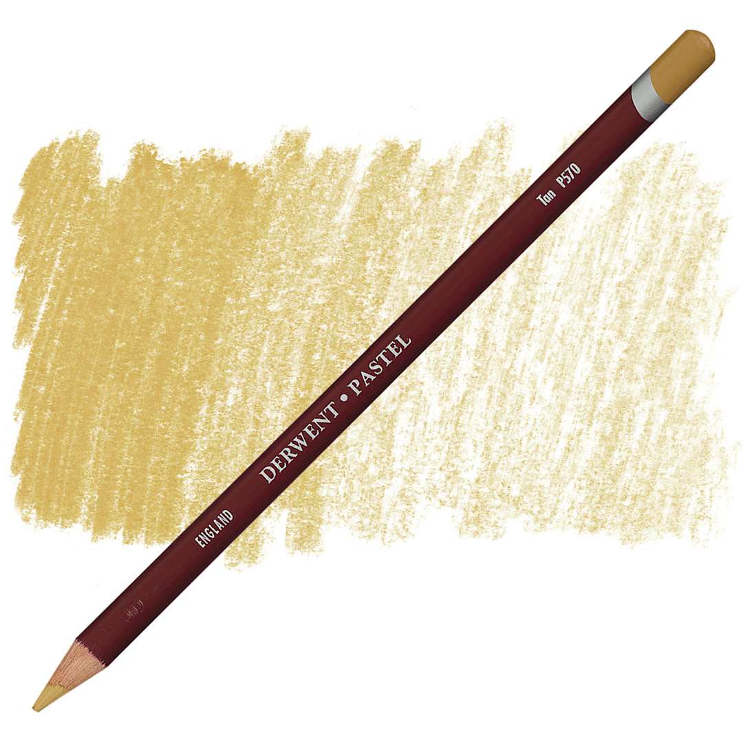 Open in modal - Derwent Pastel Pencil - Tan pencil and swatch