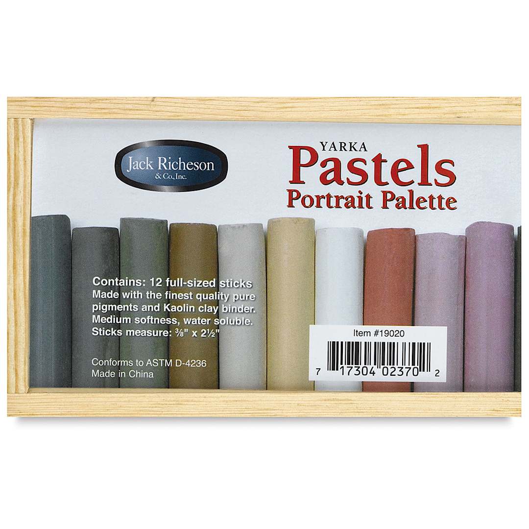 Open in modal - Yarka Pastels - Portrait Colors, Set of 12, front of the packaging