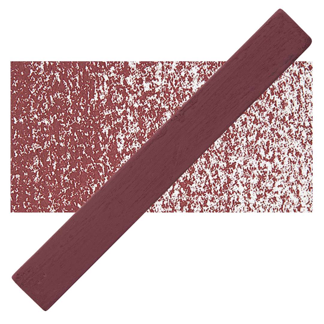 Open in modal - Holbein Artists’ Oil Pastel - Indian Red 1 oil pastel and swatch