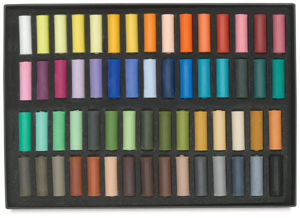 Open in modal - Rembrandt Soft Pastels Set of 60, Half-Sticks. In package.