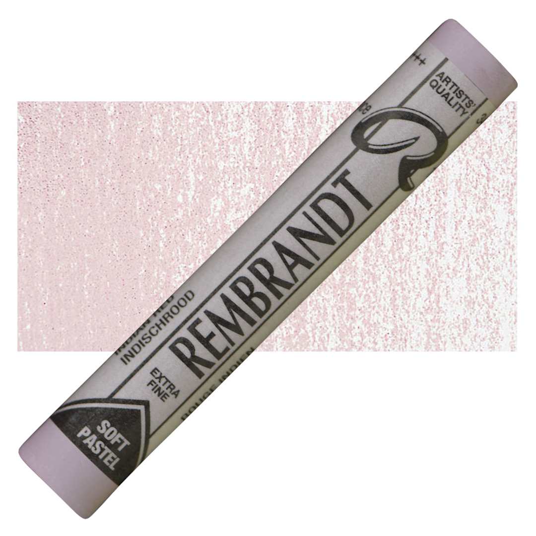 Open in modal - Rembrandt Soft Pastel - Indian Red 347.9 pastel and swatch