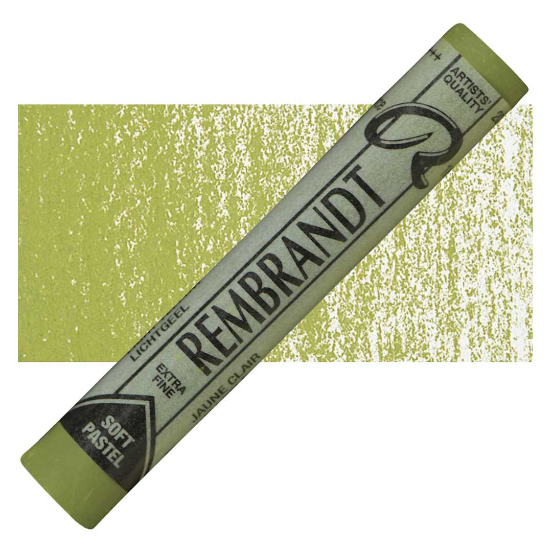 Open in modal - Rembrandt Soft Pastel - Light Yellow 201.3 pastel and swatch