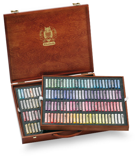 Open in modal - Schmincke Soft Pastels - Set of 200, Assorted Colors, Wood Box, Full Stick