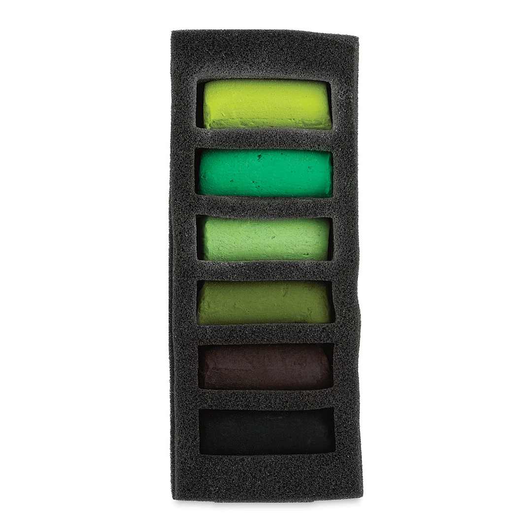 Open in modal - Sennelier Soft Pastels - Set of 6, Countryside In Spring, Half-Sticks (set contents)