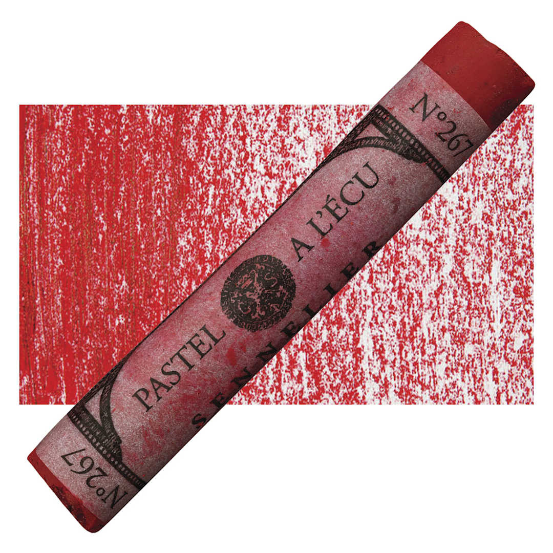 Open in modal - Sennelier Soft Pastel - Brown Lake 267 pastel and swatch