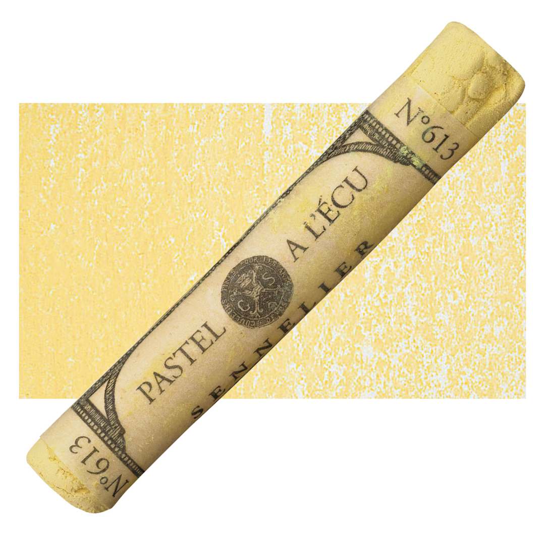 Open in modal - Sennelier Soft Pastel - Cadmium Yellow Deep 613 pastel and swatch